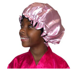 Kids Satin Hair Bonnets
